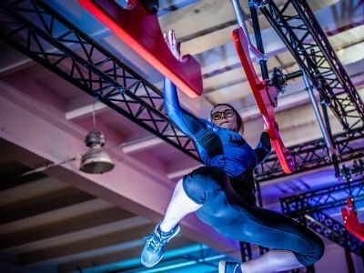 Wingnuts — przeszkoda Vikings Forge na zawodach