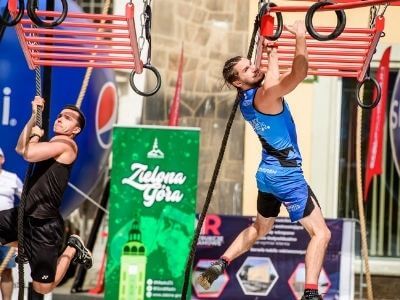 Drabinki — przeszkoda Vikings Forge na zawodach